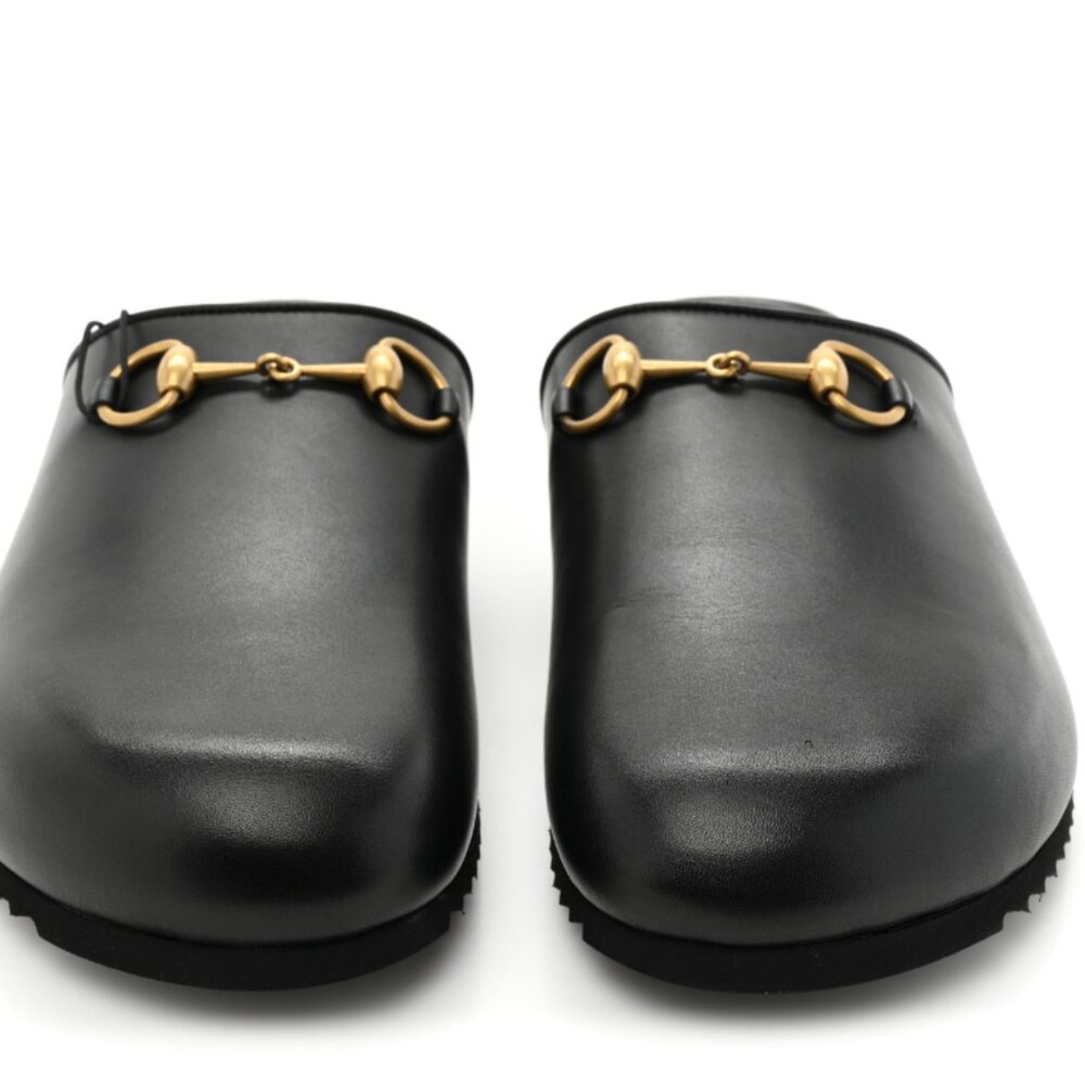 NWT Gucci Jakarta Calfskin Mules Size 37